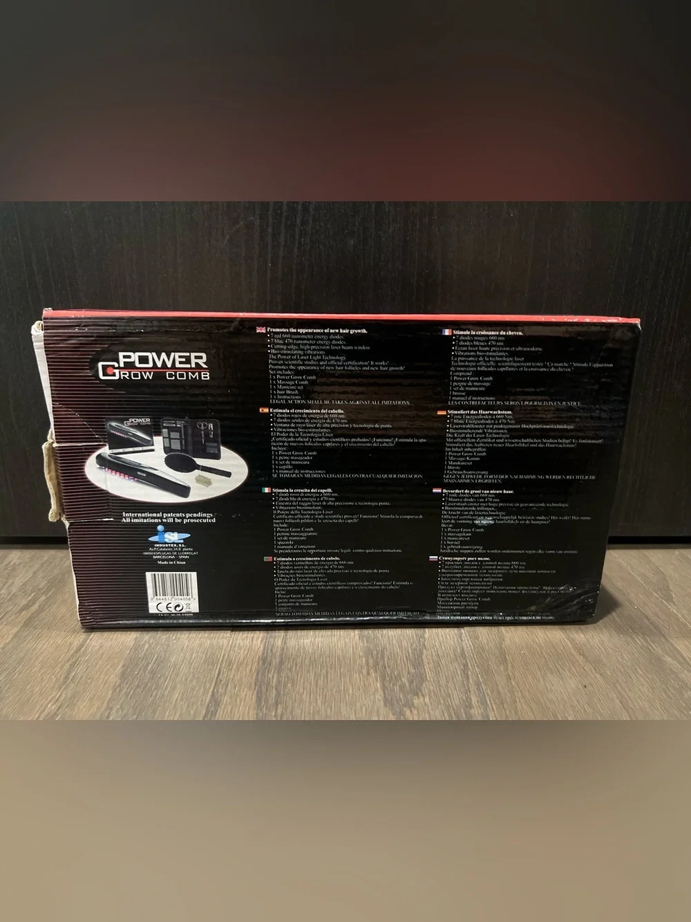 Power Grow Comb Laser Hair Treatment Kit As Seen On TV Complete in Box CIB